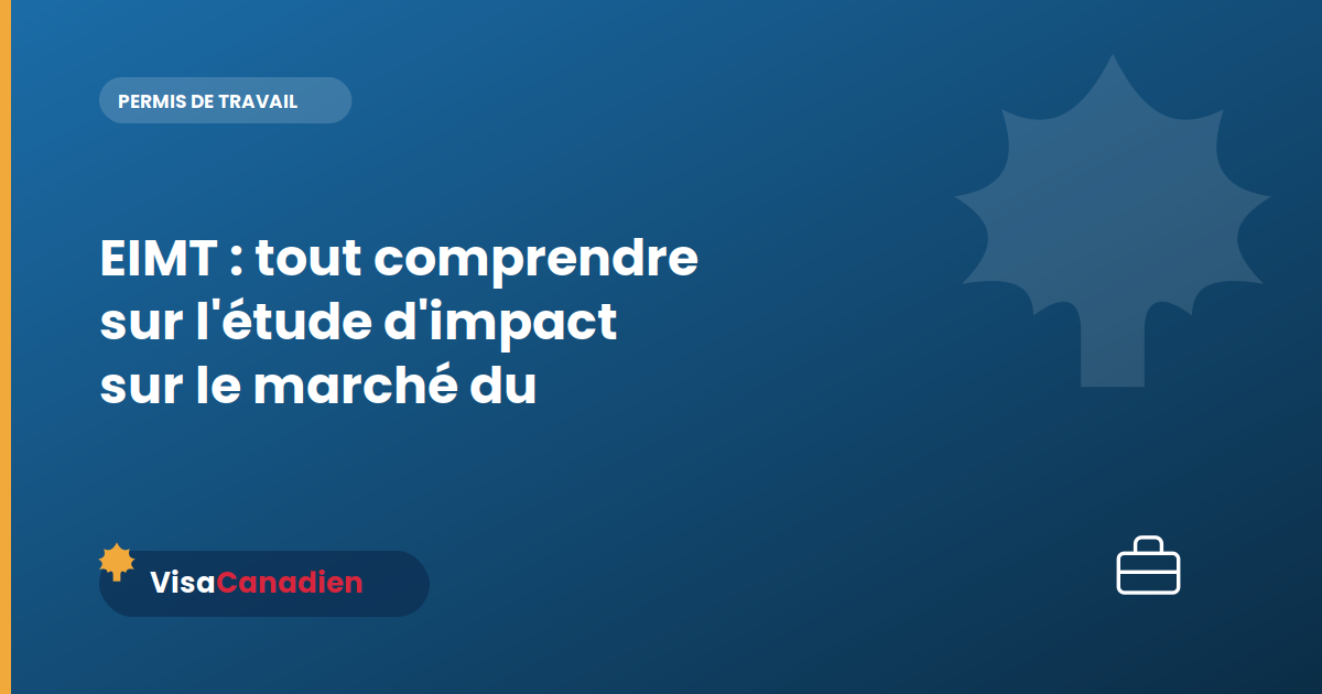EIMT : tout comprendre sur l'étude d'impact sur le marché du travail