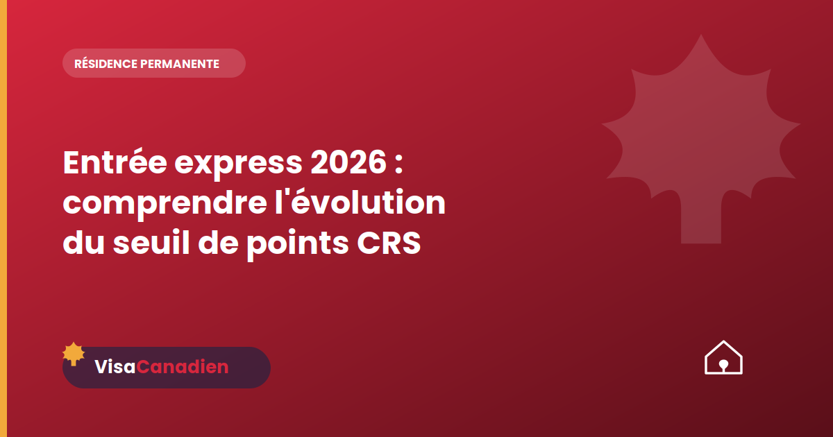 Entrée express 2026 : comprendre l'évolution du seuil de points CRS